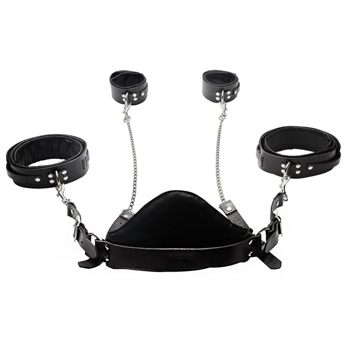 XR Brands Restraints Strict Leather Sling and Stirrups