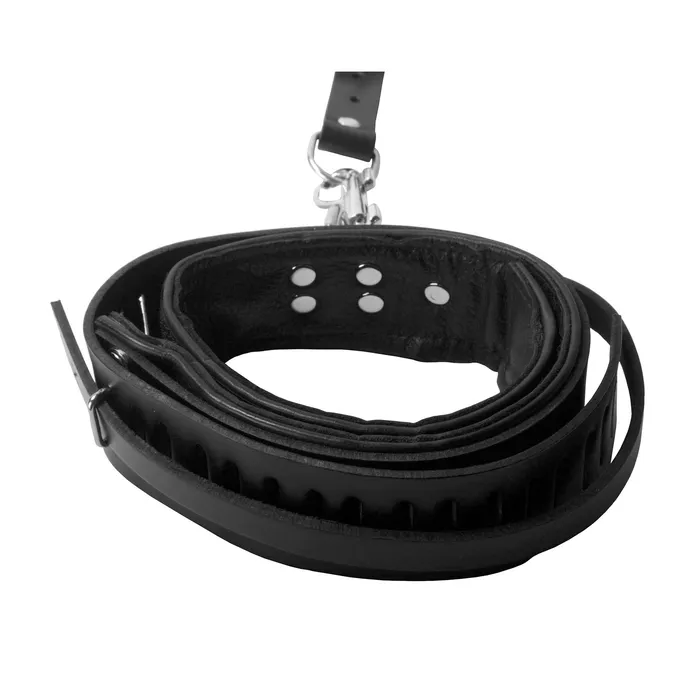 XR Brands Restraints Strict Leather Sling and Stirrups